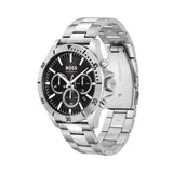 Hugo Boss Troper Chronograph Blue Dial Silver Steel Strap Watch For Men - 1514057 Buy Now By Hugo Boss