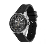 Hugo Boss Volane Grey Dial Black Silicone Strap Watch for Men - 1513953 Buy Now By Hugo Boss