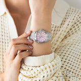 Breitling Chronomat 32 Diamonds Pink Dial Silver Steel Strap Watch for Women - A77310101K1A1 Buy Now By Breitling