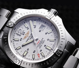 Breitling Colt Automatic Silver Dial Black Leather Mens Watch - A1738811/G791/173A Buy Now By Breitling