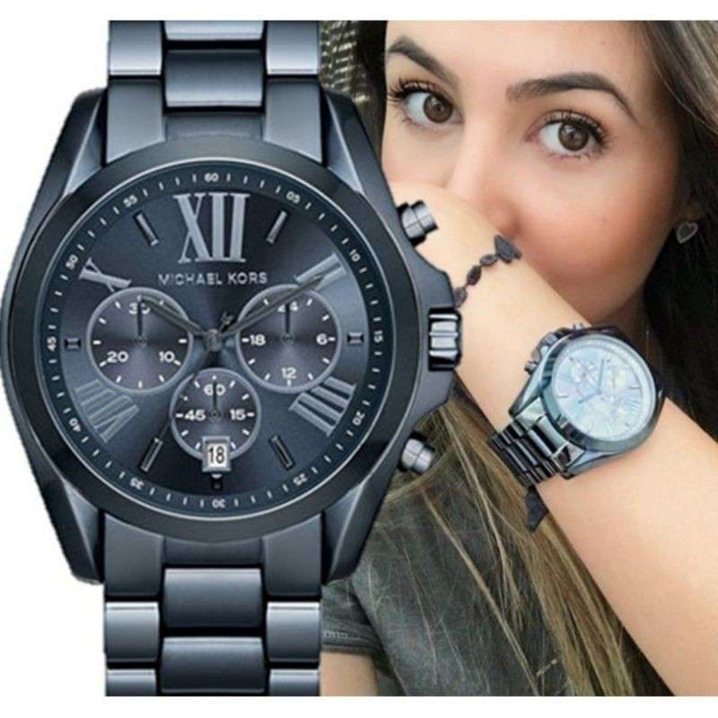 Michael Kors Bradshaw Blue Dial Blue Steel Strap Watch for Men - MK6248 Buy Now By Michael Kors