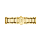 Guess Luna Diamonds Black Dial Gold Steel Strap Watch for Women - GW0307L2 Buy Now By Guess