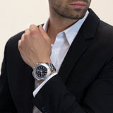 Breitling Super Avenger Chronograph 48 Black Dial Silver Steel Strap Watch for Men - A13375101B1A1 Buy Now By Breitling