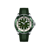 Breitling Superocean Automatic 44 Green Dial Green Rubber Strap Watch for Men - A17376A31L1S1 Buy Now By Breitling