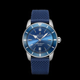 Breitling Superocean Heritage B20 Automatic 46 Blue Dial Blue Mesh Bracelet Watch for Men - AB2020161C1S1 Buy Now By Breitling