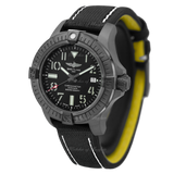 Breitling Avenger Automatic 45 Seawolf Night Mission Black Dial Black Nylon Strap Watch for Men - V17319101B1X1 Buy Now By Breitling