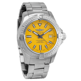 Breitling Avenger Automatic 45mm Seawolf Yellow Dial Silver Steel Strap Strap Watch for Men - A17319101/1A1 Buy Now By Breitling