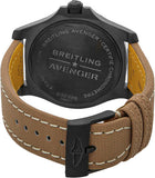 Breitling Avenger Automatic GMT 45 Black Dial Brown Nylon Strap Watch for Men - V32395101B1X1 Buy Now By Breitling