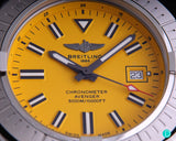 Breitling Avenger Automatic 45mm Seawolf Yellow Dial Black Nylon Strap Watch for Men - A17319101/1X2 Buy Now By Breitling