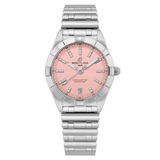 Breitling Chronomat 32 Diamonds Pink Dial Silver Steel Strap Watch for Women - A77310101K1A1 Buy Now By Breitling
