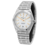 Breitling Chronomat Automatic 36 White Dial Silver Steel Strap Watch for Women - A10380101A2A1 Buy Now By Breitling