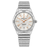 Breitling Chronomat 36 Mother of Pearl Dial Silver Steel Strap Watch for Women - A10380101A4A1 Buy Now By Breitling