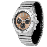 Breitling Chronomat B01 42 Brown Dial Silver Steel Strap Watch for Men - AB0134101K1A1 Buy Now By Breitling