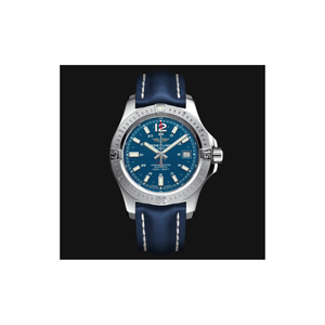 Breitling Colt 41mm Automatic Blue Dial Blue Leather Strap Watch for Men - A1731311.C934.113X.A18BA.1 Buy Now By Breitling