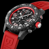 Breitling Endurance Pro Black Dial Red Rubber Strap Watch for Men - X82310D91B1S1 Buy Now By Breitling