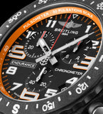 Breitling Endurance Pro Black Dial Orange Rubber Strap Watch for Men - X82310A51B1S1 Buy Now By Breitling
