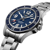 Breitling Superocean Automatic 42mm Blue Dial Silver Steel Strap Watch for Men - A17366D81C1A1 Buy Now By Breitling