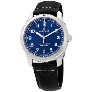Breitling Navitimer 8 Automatic 41mm Blue Dial Black Leather Strap Mens Watch - A1731410 Buy Now By Breitling
