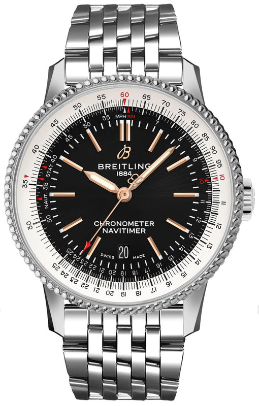 Breitling Navitimer Automatic 41mm Black Dial Stainless Steel Mens Watch - A17326211B1A1 Buy Now By Breitling