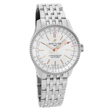 Breitling Navitimer Automatic 35 White Dial Silver Steel Strap Watch for Men - A17395F41G1A1 Buy Now By Breitling