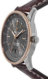 Breitling Navitimer Automatic 41 Grey Dial Brown Leather Strap Watch for Men - U17326121M1P1 Buy Now By Breitling