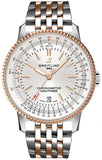 Breitling Navitimer Automatic 41 White Dial Two Tone Steel Strap Watch for Men - U17326211G1U1 Buy Now By Breitling
