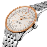 Breitling Navitimer Automatic 41 White Dial Two Tone Steel Strap Watch for Men - U17326211G1U1 Buy Now By Breitling