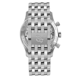 Breitling Navitimer B01 Chronograph 43 Black Dial Silver Steel Strap Watch for Men - AB0138211B1A1 Buy Now By Breitling