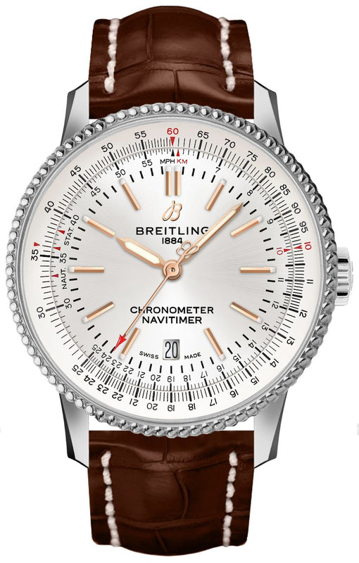 Breitling Navitimer Automatic 41mm Brown Leather Strap Mens Watch - A17326211G1P1 Buy Now By Breitling