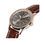 Breitling Navitimer Automatic 41 Grey Dial Brown Leather Strap Watch for Men - U17326121M1P1 Buy Now By Breitling