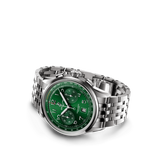 Breitling Premier B01 Chronograph 42 Green Dial Silver Steel Strap Watch for Men - AB0145371L1A1 Buy Now By Breitling