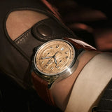 Breitling Premier B01 Chronograph 42 Beige Dial Brown Leather Strap Watch for Men - AB0145331K1P1 Buy Now By Breitling