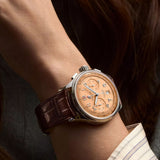 Breitling Premier B01 Chronograph 42 Beige Dial Brown Leather Strap Watch for Men - AB0145331K1P1 Buy Now By Breitling