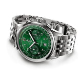Breitling Premier B01 Chronograph 42 Green Dial Silver Steel Strap Watch for Men - AB0145371L1A1 Buy Now By Breitling