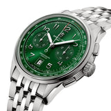 Breitling Premier B01 Chronograph 42 Green Dial Silver Steel Strap Watch for Men - AB0145371L1A1 Buy Now By Breitling