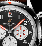 Breitling Super Avi B04 Chronograph GMT 46 Mosquito Black Dial Brown Leather Strap Watch for Men - YB04451A1B1X1 Buy Now By Breitling