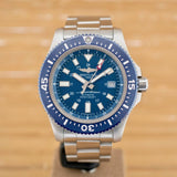 Breitling Superocean 44mm Special Blue Dial Silver Steel Strap Watch for Men - Y17393161C1A1 Buy Now By Breitling