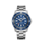 Breitling Superocean 44mm Special Blue Dial Silver Steel Strap Watch for Men - Y17393161C1A1 Buy Now By Breitling