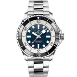 Breitling Superocean Automatic 44mm Blue Dial Silver Steel Strap Watch for Men - A17376211C1A1 Buy Now By Breitling