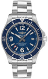 Breitling Superocean Automatic 42mm Blue Dial Silver Steel Strap Watch for Men - A17366D81C1A1 Buy Now By Breitling