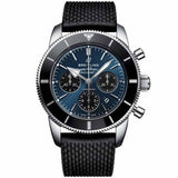 Breitling Superocean Heritage B01 Chronograph 44 Blue Dial Black Mesh Bracelet Watch for Men - AB0162121C1S1 Buy Now By Breitling