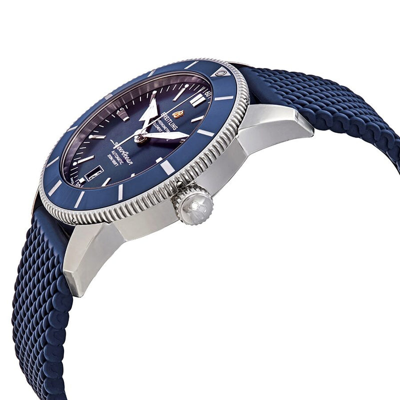 Breitling Superocean Heritage B20 Automatic 46 Blue Dial Blue Mesh Bracelet Watch for Men - AB2020161C1S1 Buy Now By Breitling