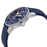 Breitling Superocean Heritage B20 Automatic 46 Blue Dial Blue Mesh Bracelet Watch for Men - AB2020161C1S1 Buy Now By Breitling