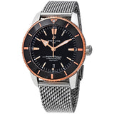 Breitling Superocean Heritage B20 Automatic 44 Black Dial Silver Mesh Bracelet Watch for Men - UB2030121B1A1 Buy Now By Breitling