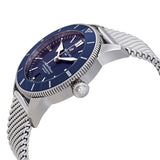 Breitling Superocean Heritage B20 Automatic 44 Blue Dial Silver Mesh Bracelet Watch for Men - AB2030161C1A1 Buy Now By Breitling