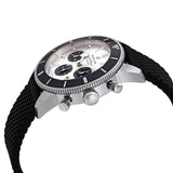 Breitling Superocean Heritage B01 Chronograph 44 Silver Dial Black Mesh Bracelet Watch for Men - AB0162121G1S1 Buy Now By Breitling