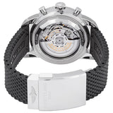 Breitling Superocean Heritage B01 Chronograph 44 Silver Dial Black Mesh Bracelet Watch for Men - AB0162121G1S1 Buy Now By Breitling