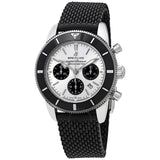 Breitling Superocean Heritage B01 Chronograph 44 Silver Dial Black Mesh Bracelet Watch for Men - AB0162121G1S1 Buy Now By Breitling