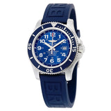 Breitling Superocean II 44mm Blue Dial Blue Rubber Strap Watch for Men - A17392D8/C910/158S/A20SS.1 Buy Now By Breitling