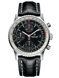 Breitling Navitimer 1 Chronograph 41mm Automatic Black Dial Black Leather Strap Mens Watch - A13324121B1P1 Buy Now By Breitling